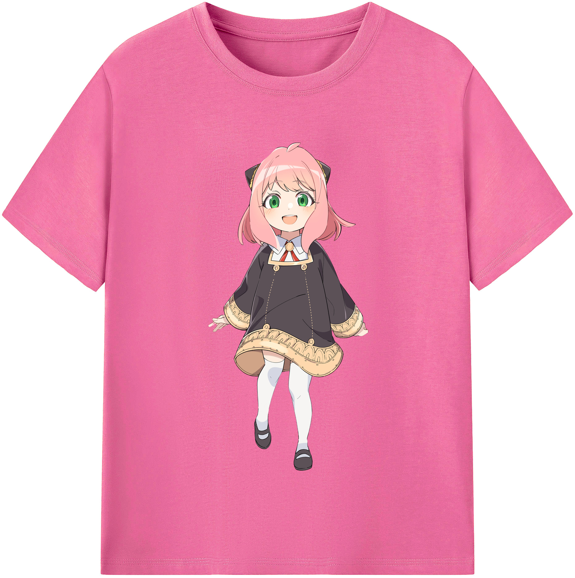 （画像用） SPY×FAMILY间谍家家酒 レディースカジュアルプリントTシャツ（綿100％）